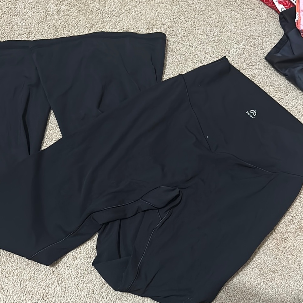 Black flare Leggings